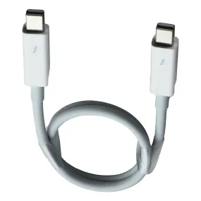 Apple Official (0.5m) 1.5-Ft Thunderbolt 2 to Thunderbolt 2 Short Cable - White